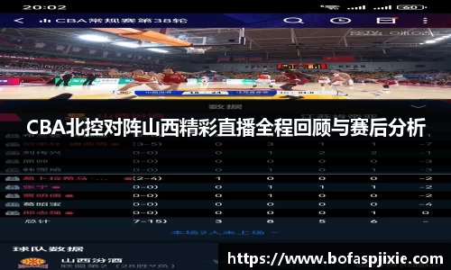 CBA北控对阵山西精彩直播全程回顾与赛后分析